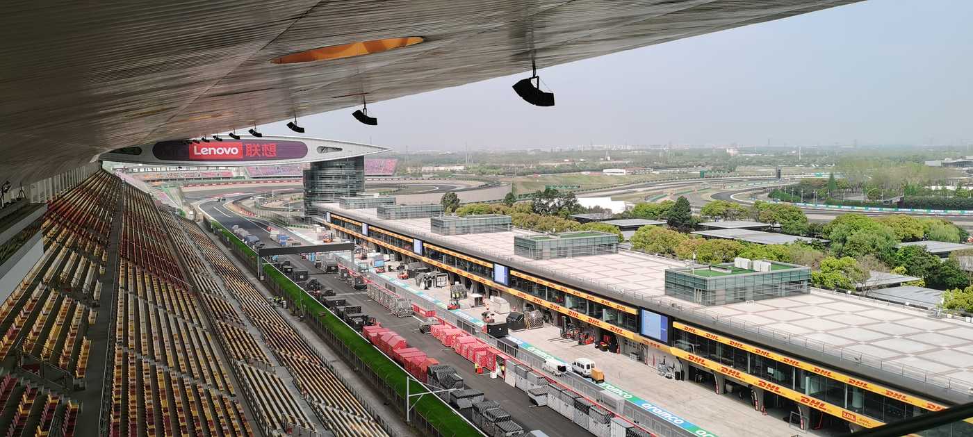 发车直道全景 无人
